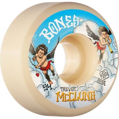 Bones Roue de Skateboard STF, 54mm, Trevor Mccherubs, Jeu de 4 - Publicité Bones Roue de Skateboard STF, 54mm, Trevor Mccherubs, Jeu de 4 - Publicité