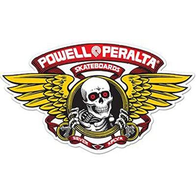 Powell Peralta Winged Ripper Die Cut Red 5" Sticker - Publicité Powell Peralta Winged Ripper Die Cut Red 5" Sticker - Publicité