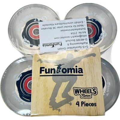 FunTomia 4X Longboard LED roués Wheels 70x51mm 86A 8X Mach1® roulements à Billes ABEC-11 - Publicité FunTomia 4X Longboard LED roués Wheels 70x51mm 86A 8X Mach1® roulements à Billes ABEC-11 - Publicité