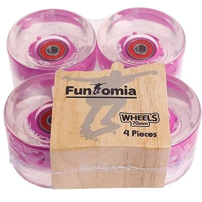 FunTomia 4X Longboard LED roués Wheels 70x51mm 86A 8X Mach1® roulements à Billes ABEC-11 - Publicité FunTomia 4X Longboard LED roués Wheels 70x51mm 86A 8X Mach1® roulements à Billes ABEC-11 - Publicité
