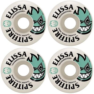 Spitfire Classic 99a Elissa Gnarhunters Roues de skateboard Blanc 52 mm - Publicité Spitfire Classic 99a Elissa Gnarhunters Roues de skateboard Blanc 52 mm - Publicité