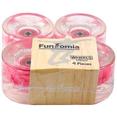 FunTomia 4X Longboard LED roués Wheels 70x51mm 86A 8X Mach1® roulements à Billes ABEC-11 - Publicité FunTomia 4X Longboard LED roués Wheels 70x51mm 86A 8X Mach1® roulements à Billes ABEC-11 - Publicité