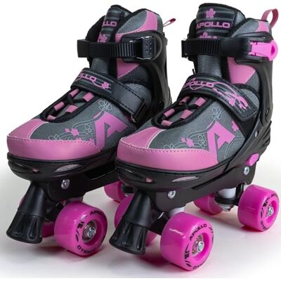 Apollo Champion Patins à roulettes réglables, LED, Tailles 31-42 - Publicité Apollo Champion Patins à roulettes réglables, LED, Tailles 31-42 - Publicité