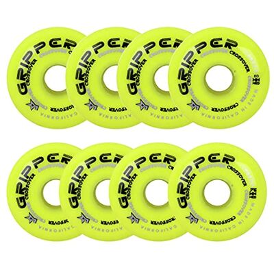 Labeda Roues de Hockey à roulettes Crossover Medium 80A Jaune 76 mm 80 mm Hilo Jaune - Publicité Labeda Roues de Hockey à roulettes Crossover Medium 80A Jaune 76 mm 80 mm Hilo Jaune - Publicité