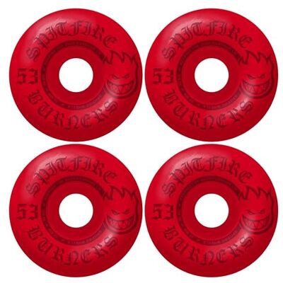 Spitfire Roues de skateboard 53 mm Bighead 99A Brûleurs Rouge - Publicité Spitfire Roues de skateboard 53 mm Bighead 99A Brûleurs Rouge - Publicité