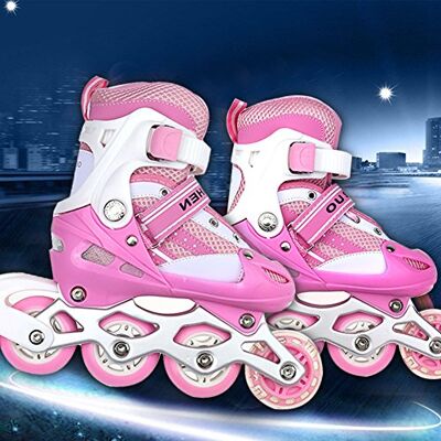 LANTUS Patins à Roues alignées réglables avec Roues Lumineuses pour Enfants et Adultes pour Filles et garçons, Hommes et Femmes - Publicité LANTUS Patins à Roues alignées réglables avec Roues Lumineuses pour Enfants et Adultes pour Filles et garçons, Hommes et Femmes - Publicité
