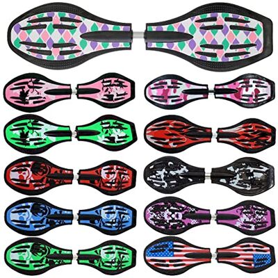 Waveboard FunTomia Original avec roulements ABEC9, sac inclus (Différents designs de couleurs) (Lila/Turquoise) - Publicité Waveboard FunTomia Original avec roulements ABEC9, sac inclus (Différents designs de couleurs) (Lila/Turquoise) - Publicité