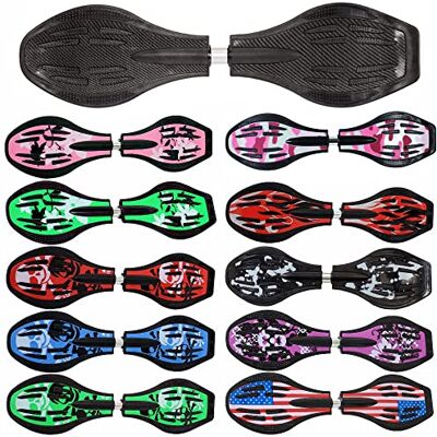 FunTomia Waveboard Roulements ABEC9 avec sac (aspect carbone) - Publicité FunTomia Waveboard Roulements ABEC9 avec sac (aspect carbone) - Publicité