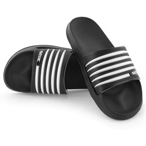 SEAC Zebra, Chaussons Sportifs pour la Piscine et la Plage, Blanc/Noir, 40 - Publicité