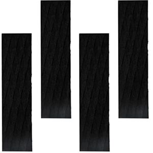 Milageto 4 Pièces EVA Skimboard Traction Pad Bar Grip Surfboard Surfing, Noir, 31 x 8 x 0,5 cm - Publicité Milageto 4 Pièces EVA Skimboard Traction Pad Bar Grip Surfboard Surfing, Noir, 31 x 8 x 0,5 cm - Publicité