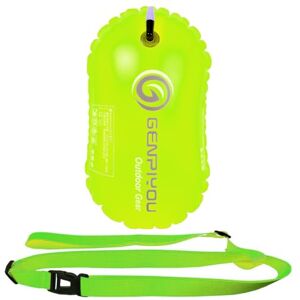 LULUWA Bouée de Natation Gonflable pour Sports en Eau Libre, Entraînement Très Visible (Vert) - Publicité LULUWA Bouée de Natation Gonflable pour Sports en Eau Libre, Entraînement Très Visible (Vert) - Publicité