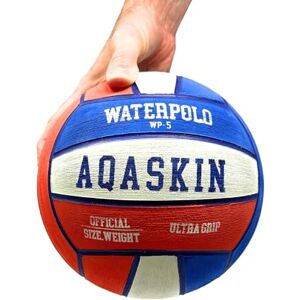 AQASKIN Ballon de Water-Polo (Tricolore, Taille 5) - Publicité AQASKIN Ballon de Water-Polo (Tricolore, Taille 5) - Publicité