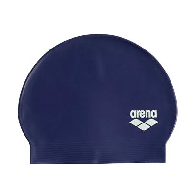 Arena Bonnet de Bain Unisexe en Latex Souple II pour Femmes et Hommes Fitness nageurs entraînement intensif Durable Souple élastique Bonnet Plat de Bain, Bleu Marine/Blanc - Publicité Arena Bonnet de Bain Unisexe en Latex Souple II pour Femmes et Hommes Fitness nageurs entraînement intensif Durable Souple élastique Bonnet Plat de Bain, Bleu Marine/Blanc - Publicité