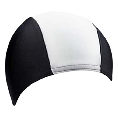 Beco Bonnet de Bain en Textile Capuchon pour Hommes, Blanc/Noir, Taille Unique - Publicité Beco Bonnet de Bain en Textile Capuchon pour Hommes, Blanc/Noir, Taille Unique - Publicité