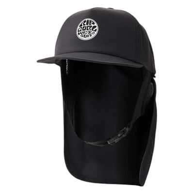 Rip Curl -0090 Chapeau de Surf Haut Profil à séchage Rapide UPF 50+ avec Rabat Amovible au Niveau du Cou Mixte - Publicité Rip Curl -0090 Chapeau de Surf Haut Profil à séchage Rapide UPF 50+ avec Rabat Amovible au Niveau du Cou Mixte - Publicité
