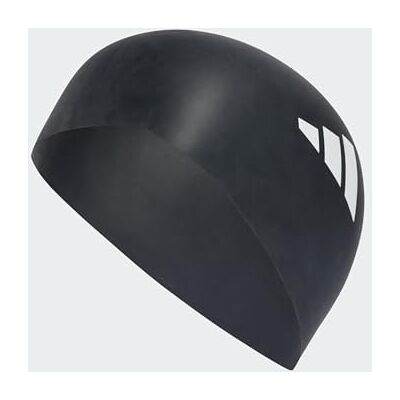 Adidas Mixte 3-Stripes Swim Cap, Black/White, One Size - Publicité Adidas Mixte 3-Stripes Swim Cap, Black/White, One Size - Publicité