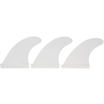 Northcore Futures Compatible F4 Nylon Surfboard Fins White - Publicité Northcore Futures Compatible F4 Nylon Surfboard Fins White - Publicité