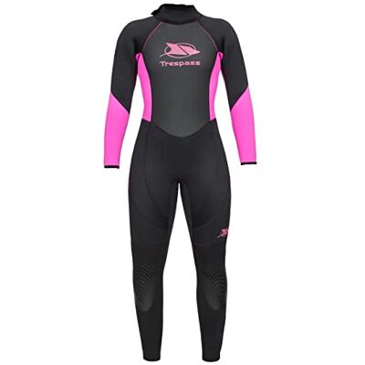 Trespass Aquaria Combinaison Longue de plongée 5mm Femme (XL) (Noir) - Publicité Trespass Aquaria Combinaison Longue de plongée 5mm Femme (XL) (Noir) - Publicité