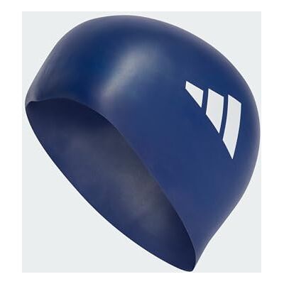Adidas Mixte 3-Stripes Swim Cap, Dark Blue/White, One Size - Publicité Adidas Mixte 3-Stripes Swim Cap, Dark Blue/White, One Size - Publicité