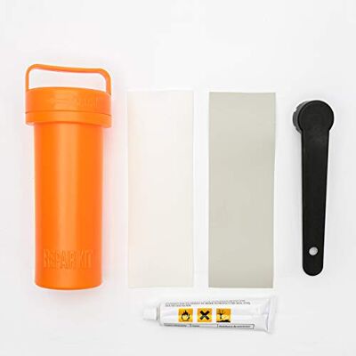 FORZA Kit de réparation de planche à pagaie avec patchs en PVC, colle et clé à valve - Publicité FORZA Kit de réparation de planche à pagaie avec patchs en PVC, colle et clé à valve - Publicité