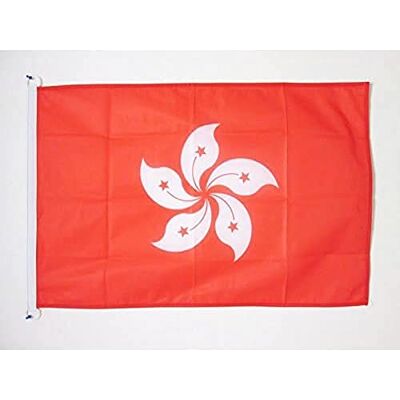 Az Flag - Pavillon nautique de Hong Kong - 45x30 cm - Publicité Az Flag - Pavillon nautique de Hong Kong - 45x30 cm - Publicité