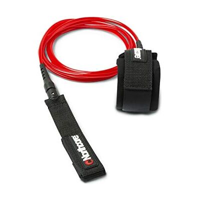 Northcore 6mm Surfboard Leash 6'0'' (Red) - Publicité Northcore 6mm Surfboard Leash 6'0'' (Red) - Publicité