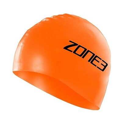 ZONE3 2024 Bonnet De Bain en Silicone Orange - Publicité ZONE3 2024 Bonnet De Bain en Silicone Orange - Publicité