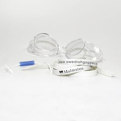 Malmsten Lunettes suédoises classiques Lunettes de natation Kit de montage (transparent) - Publicité Malmsten Lunettes suédoises classiques Lunettes de natation Kit de montage (transparent) - Publicité