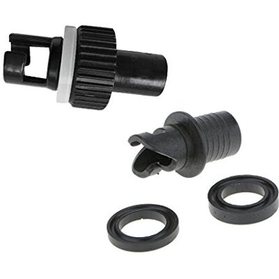 MagiDeal 2 Pièce à Air HR Adaptateur de Tuyau et Adaptateur De Soupape pour Kayak Bateau Gonflable - Publicité MagiDeal 2 Pièce à Air HR Adaptateur de Tuyau et Adaptateur De Soupape pour Kayak Bateau Gonflable - Publicité