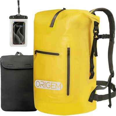 Origem Sac à Dos Étanche Nautique 35L 55L 85L pour Kayak Pêche Bateau Panneau dorsal rembourré, bretelles confortables, sacoche Ordinateur Portable, sac étanche nautique pour voyage et plein air - Publicité Origem Sac à Dos Étanche Nautique 35L 55L 85L pour Kayak Pêche Bateau Panneau dorsal rembourré, bretelles confortables, sacoche Ordinateur Portable, sac étanche nautique pour voyage et plein air - Publicité