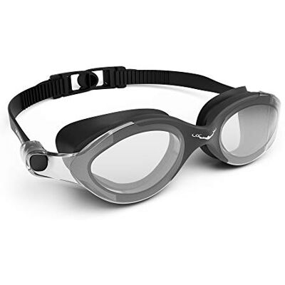 AqtivAqua SX Lunettes de Natation Lunettes Piscine Enfants Adultes Femme Homme (Lunettes Noires + Étui Noir) - Publicité AqtivAqua SX Lunettes de Natation Lunettes Piscine Enfants Adultes Femme Homme (Lunettes Noires + Étui Noir) - Publicité
