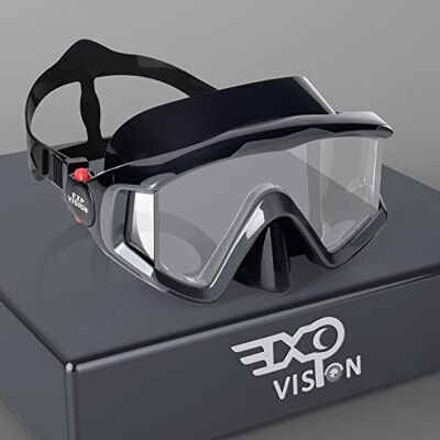 Vision Masque de plongée Pano 3 Adulte Masque de plongée en Verre trempé Lunettes de plongée Anti-buée Lunettes de Natation avec Couvre-Nez pour la plongée en apnée, la plongée en apnée, la Natation - Publicité Vision Masque de plongée Pano 3 Adulte Masque de plongée en Verre trempé Lunettes de plongée Anti-buée Lunettes de Natation avec Couvre-Nez pour la plongée en apnée, la plongée en apnée, la Natation - Publicité