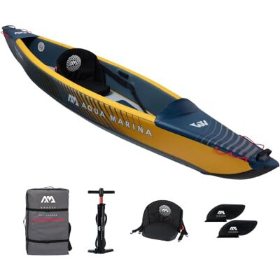 Aqua Marina Tomahawk Air-k 375 Kayak à Haute Pression Drop-stitch - Kayak - Publicité Aqua Marina Tomahawk Air-k 375 Kayak à Haute Pression Drop-stitch - Kayak - Publicité
