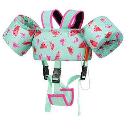 MoKo Gilet Natation Enfant avec Brassards Avec brassards, ajustable, confort optimal, aide à l'apprentissage de la natation, idéal plage et activités aquatiques - Publicité MoKo Gilet Natation Enfant avec Brassards Avec brassards, ajustable, confort optimal, aide à l'apprentissage de la natation, idéal plage et activités aquatiques - Publicité