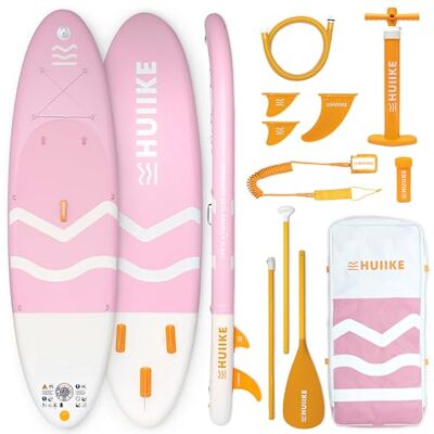 HUIIKE Paddle Gonflable Adulte 10' 12' avec Accessoires Inclus - Publicité HUIIKE Paddle Gonflable Adulte 10' 12' avec Accessoires Inclus - Publicité