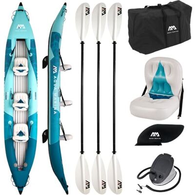 Aqua Marina Betta 475 Kit de kayak gonflable pour 3 personnes 475 cm - Publicité Aqua Marina Betta 475 Kit de kayak gonflable pour 3 personnes 475 cm - Publicité