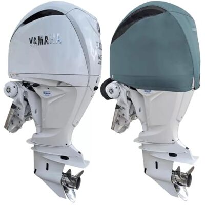 Oceansouth Housses de moteur hors-bord ventilées Custom Yamaha ((Gris, F250, F300 (2023)) - Publicité Oceansouth Housses de moteur hors-bord ventilées Custom Yamaha ((Gris, F250, F300 (2023)) - Publicité