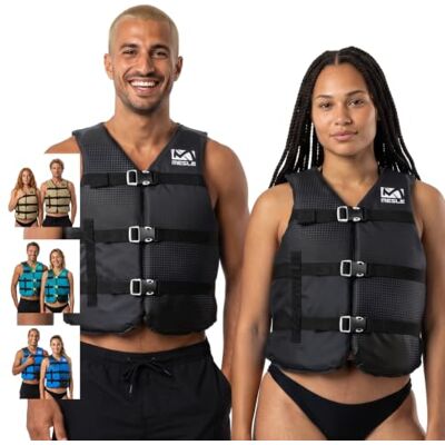 Mesle Gilet de Natation Adulte Sportsman 50N Tailles 40-150 kg pour Sup, Kayak, Bateau - Publicité Mesle Gilet de Natation Adulte Sportsman 50N Tailles 40-150 kg pour Sup, Kayak, Bateau - Publicité