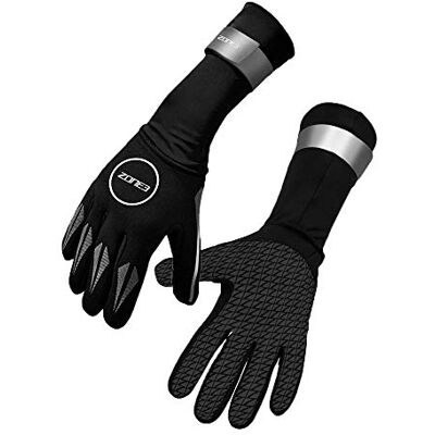 ZONE3 Guantes de Neopreno Swim Gloves, Unisex Adulto, Negro-Plata, XS - Publicité ZONE3 Guantes de Neopreno Swim Gloves, Unisex Adulto, Negro-Plata, XS - Publicité