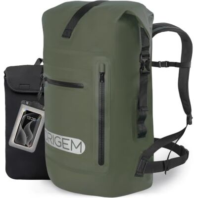 Origem Sac à Dos Étanche Nautique 35L 55L 85L pour Kayak Pêche Bateau Panneau dorsal rembourré, bretelles confortables, sacoche Ordinateur Portable, sac étanche nautique pour voyage et plein air - Publicité Origem Sac à Dos Étanche Nautique 35L 55L 85L pour Kayak Pêche Bateau Panneau dorsal rembourré, bretelles confortables, sacoche Ordinateur Portable, sac étanche nautique pour voyage et plein air - Publicité