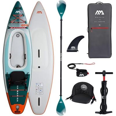 AM Aqua Marina Cascade All-Around Planche Hybride Sup-Kayak 3,4 m - Publicité AM Aqua Marina Cascade All-Around Planche Hybride Sup-Kayak 3,4 m - Publicité