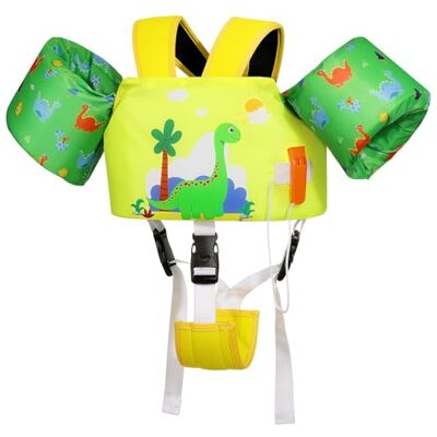 MoKo Gilet Natation Enfant avec Brassards Avec brassards, ajustable, confort optimal, aide à l'apprentissage de la natation, idéal plage et activités aquatiques - Publicité MoKo Gilet Natation Enfant avec Brassards Avec brassards, ajustable, confort optimal, aide à l'apprentissage de la natation, idéal plage et activités aquatiques - Publicité