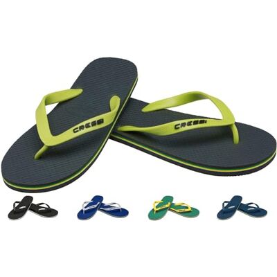 Cressi Beach Flip Flops Dark Green/Lime 41/42 - Publicité Cressi Beach Flip Flops Dark Green/Lime 41/42 - Publicité