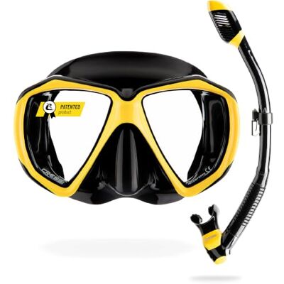 Ensemble de snorkeling professionnel Cressi - Masque, tuba, palmes - Publicité Ensemble de snorkeling professionnel Cressi - Masque, tuba, palmes - Publicité