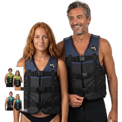 Mesle Gilet de Flottaison Adulte H210 50N Tailles 2XS 4XL pour Sup, Kayak, Wakeboard - Publicité Mesle Gilet de Flottaison Adulte H210 50N Tailles 2XS 4XL pour Sup, Kayak, Wakeboard - Publicité