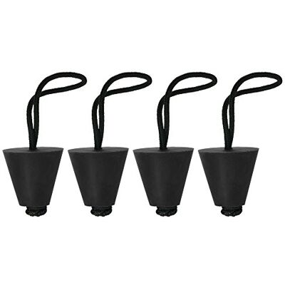 LIXADA 4 pcs Kit de Bouchon de Scupper Kayak Universel Kit de Bouchon de Scupper Kayak Trous de Drain de Canoë Bouchon Bouche Prise d'eau pour Kayak Bouchon Universel pour Kayak - Publicité LIXADA 4 pcs Kit de Bouchon de Scupper Kayak Universel Kit de Bouchon de Scupper Kayak Trous de Drain de Canoë Bouchon Bouche Prise d'eau pour Kayak Bouchon Universel pour Kayak - Publicité