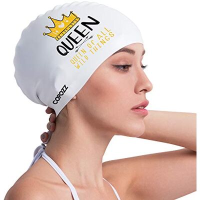Copozz Bonnet de Natation pour Femmes - Publicité Copozz Bonnet de Natation pour Femmes - Publicité