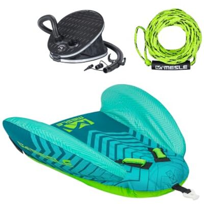Mesle Pack Bouée Tractée Cruzer avec Corde, 1 Personne, Gonflable Bouée Bateau Nautique - Publicité Mesle Pack Bouée Tractée Cruzer avec Corde, 1 Personne, Gonflable Bouée Bateau Nautique - Publicité