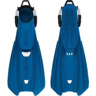 Aqualung Storm Palmes Plongée Adulte Polyvalentes, Légères dotées d'un Design Monomatériau Durable, Une voilure Robuste, Idéales pour Les Voyages, la Plongée sous-Marine, Snorkeling - Publicité Aqualung Storm Palmes Plongée Adulte Polyvalentes, Légères dotées d'un Design Monomatériau Durable, Une voilure Robuste, Idéales pour Les Voyages, la Plongée sous-Marine, Snorkeling - Publicité
