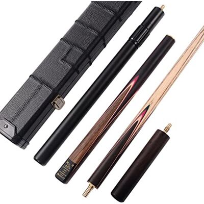 CUESOUL 57" 18oz Classic Handcrafted Rosewood 3/4 Joint Snooker Cue with Aluminum Telescopic Extension Leatherette Case, 9.5mm Tip Snooker Cue Set - Publicité CUESOUL 57" 18oz Classic Handcrafted Rosewood 3/4 Joint Snooker Cue with Aluminum Telescopic Extension Leatherette Case, 9.5mm Tip Snooker Cue Set - Publicité